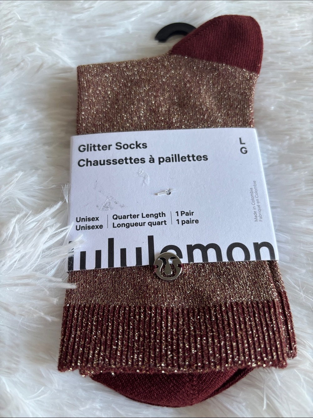 Lululemon Glitter Socks